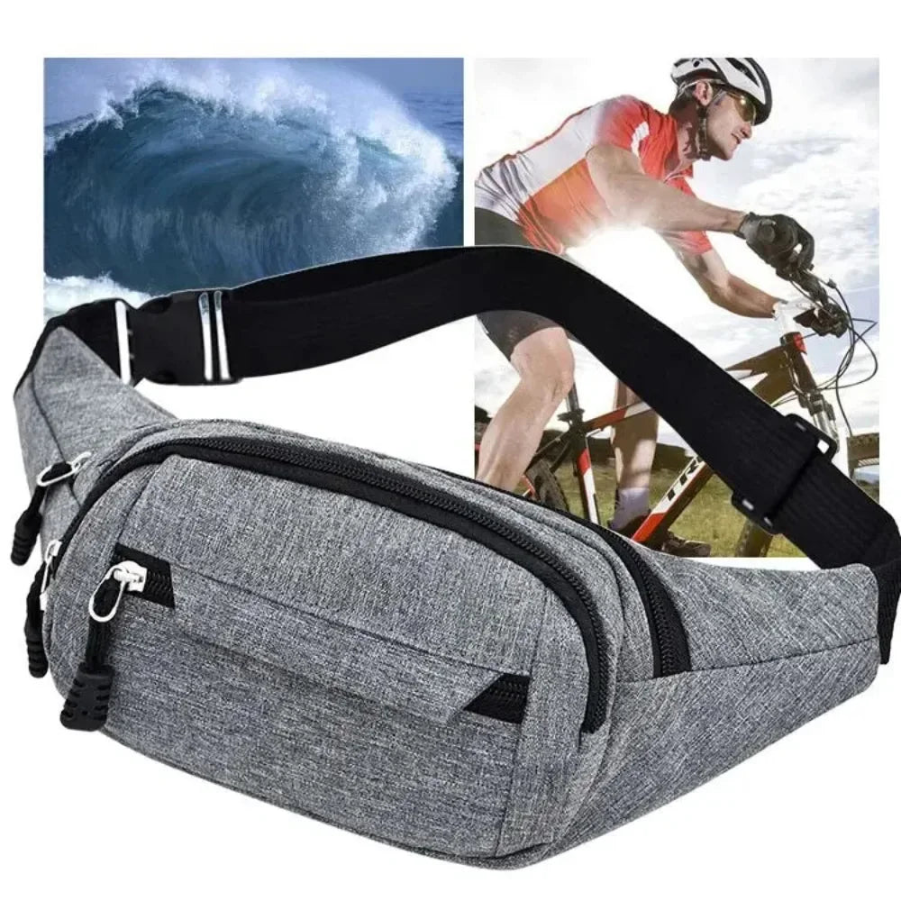 Waist Bag for Men Women Multifunctional Large Capacity Belt Bag Anti Splash Wear-resistant Construction Site Pochete