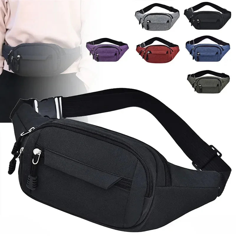 Waist Bag for Men Women Multifunctional Large Capacity Belt Bag Anti Splash Wear-resistant Construction Site Pochete