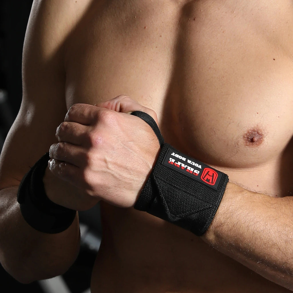 WOSWEIR-Professional Adjustable Wrist Guard Bandage Fitness Strength Training Anti-Sprain Weightlifting Deadlift Support Wrap