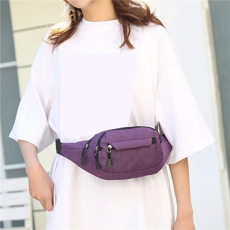 Waist Bag for Men Women Multifunctional Large Capacity Belt Bag Anti Splash Wear-resistant Construction Site Pochete
