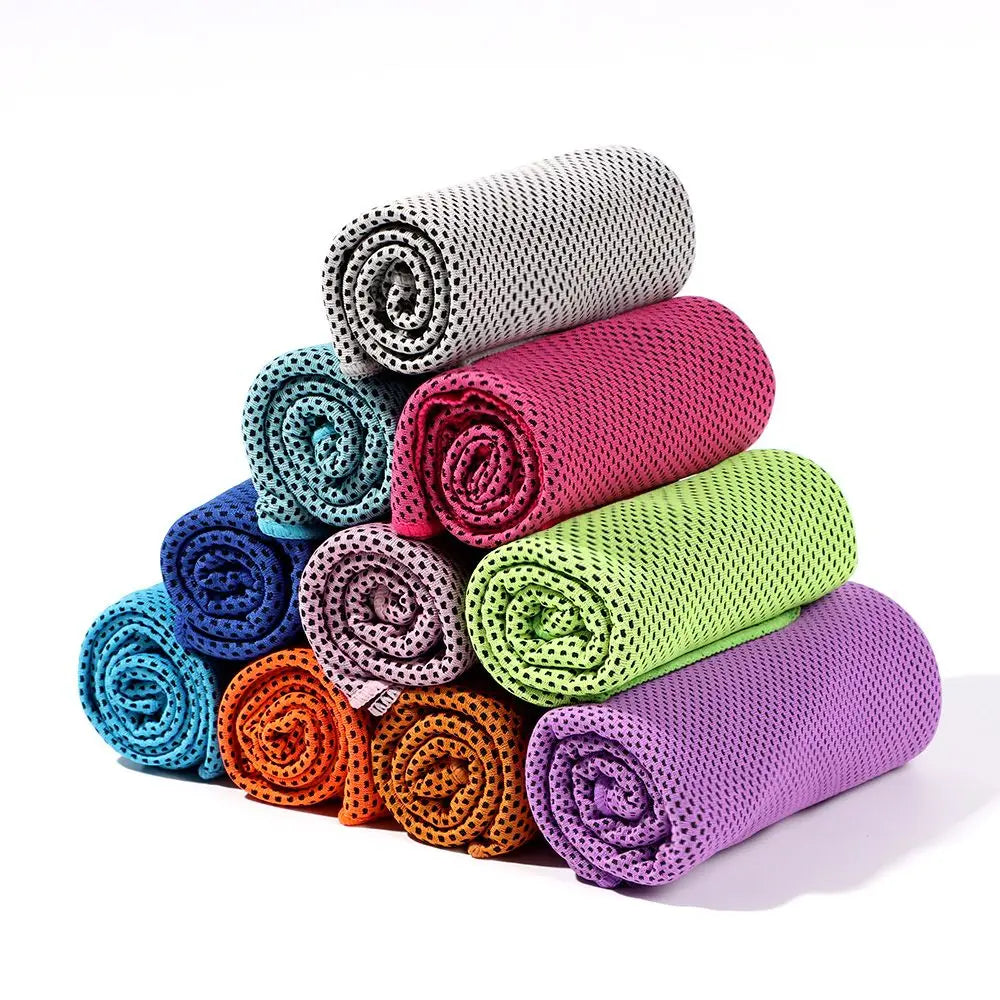 Golf Bowling Yoga Workout Travel Cooling Towel Cold Feeling Towel Quick-Dry Beach Towel Instant Cooling