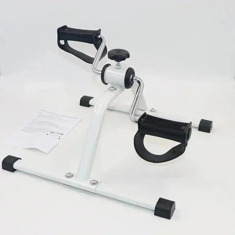 Mini Folding Bike 2.5kg Household Mini Black Colored Steel Pipe Electroplated Fitness Bike Folding Leg Trainer