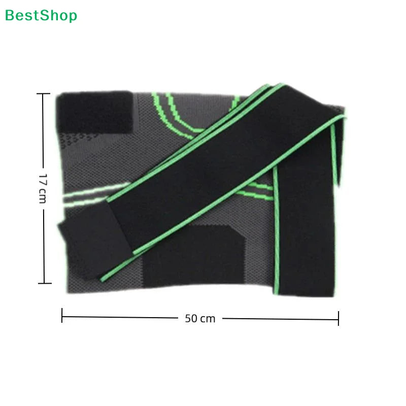 〔Q〕1/2Pcs Compression Knee Support Brace with Adjustable Strap, Sports Knee Sleeve for Workout Running Basketball