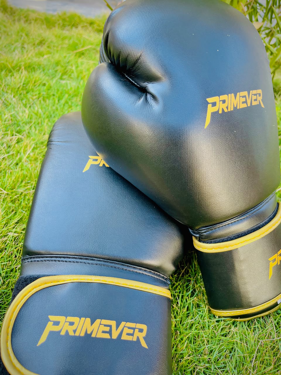 🥊 PRIMEVER Boxing Gloves — Black & Gold | 14oz & 16oz