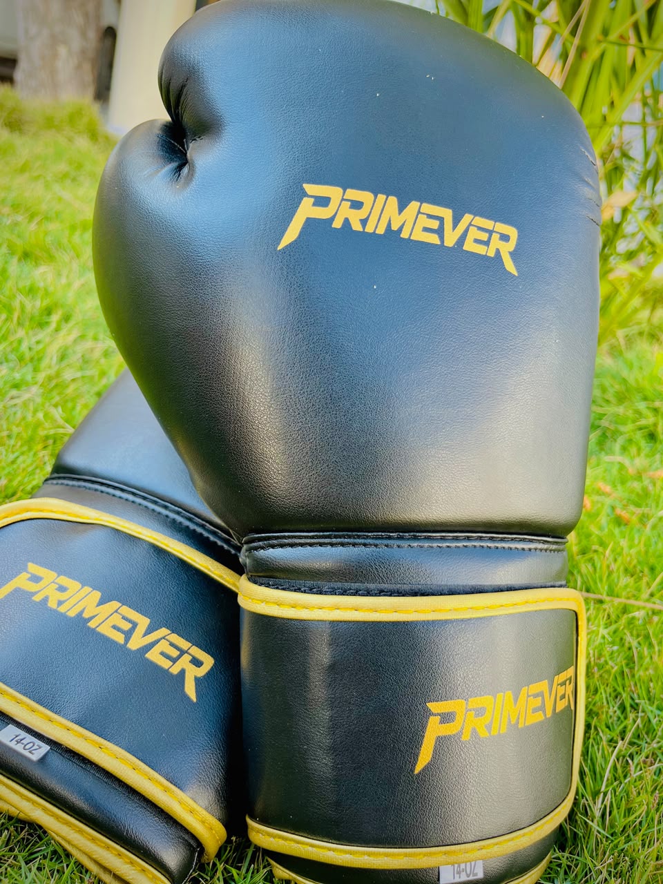 🥊 PRIMEVER Boxing Gloves — Black & Gold | 14oz & 16oz