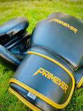🥊 PRIMEVER Boxing Gloves — Black & Gold | 14oz & 16oz