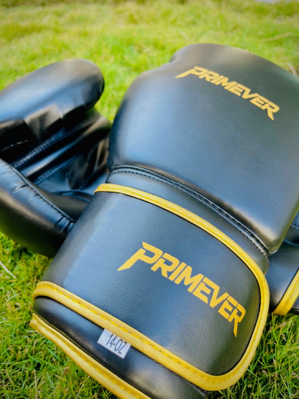 🥊 PRIMEVER Boxing Gloves — Black & Gold | 14oz & 16oz
